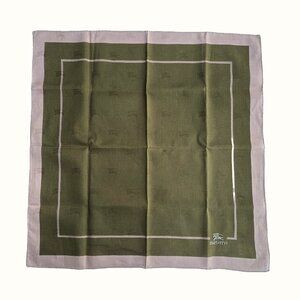 Vintage Burberrys Scarf – Equestrian Knight Logo